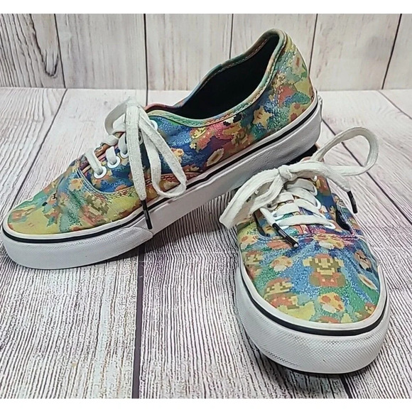 Vans X Super Mario Game Over Skateboard Shoe Women's 8 Men's 6.5 Canvas - Picture 3 of 16